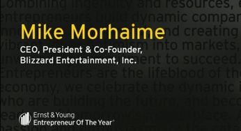 Mike Morhaime榮膺安永年度企業家獎 暴雪背后的傳奇領袖